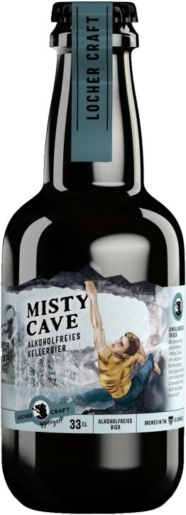 Locher Craft Misty Cave Hell, Alkoholfrei 33cl x10