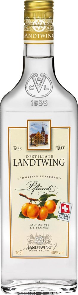 Pflümli Landtwing Damasson, Rouge 1855 Suisse Garantie 70cl