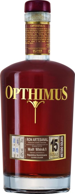 Rum Opthimus 15 Years A.S., Single Malt Finish 70cl