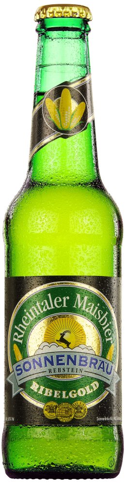 Sonnenbräu Ribelgold MW, Rheintaler Maisbier 33cl x24