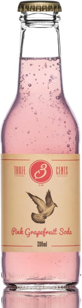 Three Cents Pink Grapefruits, EW 20cl x24