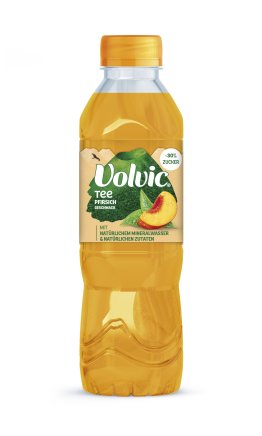 Volvic Green Tea Pfirsich PET, EW Six Pack 50cl x24