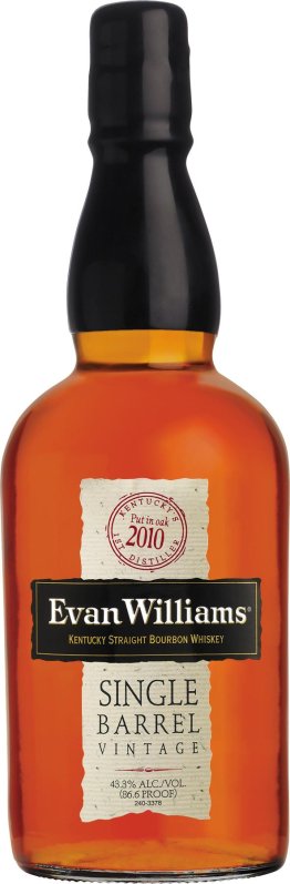 Whisky Evan Williams, Bourbon Single Barrel Vint. 70cl