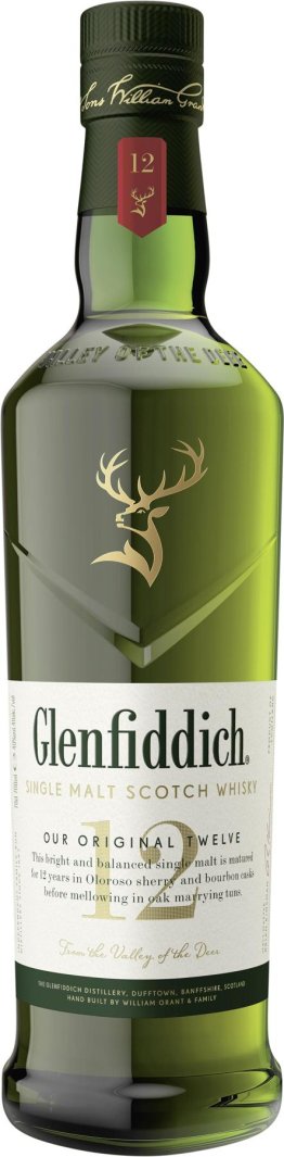 Whisky Glenfiddich Malt 12year, Scotch 70cl
