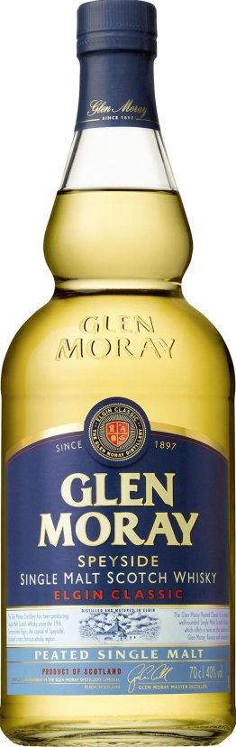 Whisky Glen Moray Malt, Elgin Peated 70cl