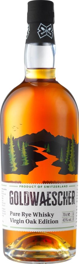 Whisky Goldwäscher , Rye Virgin Oak D/F 70cl