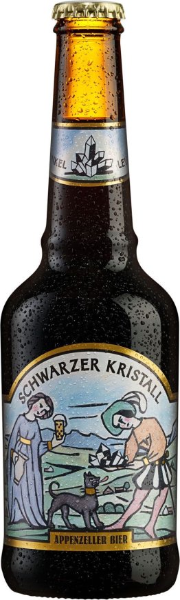 Appenzeller Schwarzer Kristal MW 33cl 20x