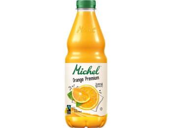 Michel Orange Premium PET, Fair Trade 4er Pack 100cl x4