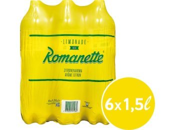 Romanette Zitrone PET EW, Six Pack 150cl x6