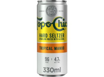 Topo Chico Tropical Mango, Hard Seltzer Dosen 33cl x12