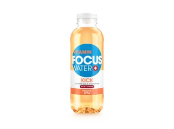 Focuswater Pfirsich & Apfel, EW Kick 50cl x12