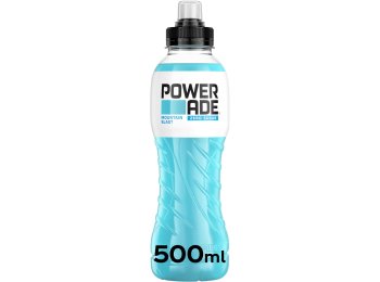 Powerade Mountain Blast Zero, PET EW 4er Pack 50cl x24